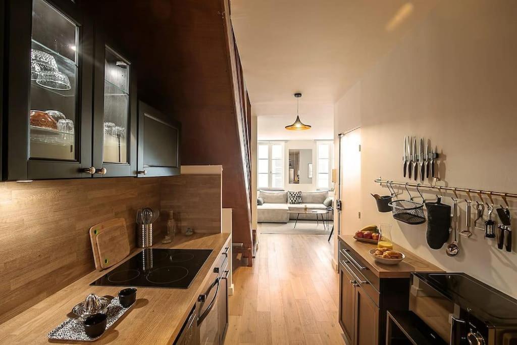 Rare Appart 2 Chambres En Duplex Design Au Panier Marseilles Exterior foto
