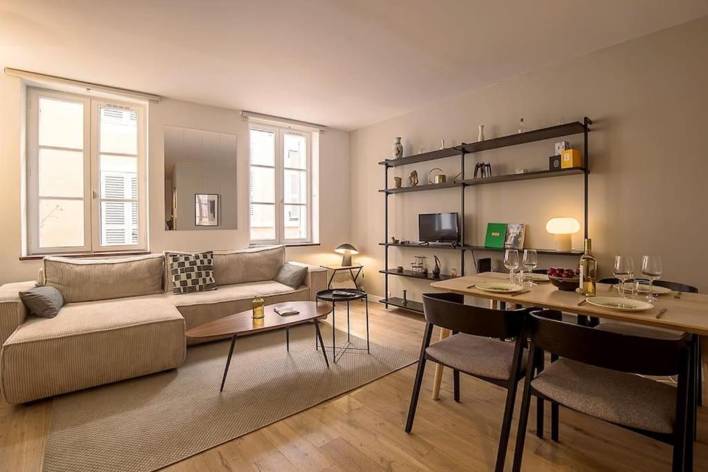 Rare Appart 2 Chambres En Duplex Design Au Panier Marseilles Exterior foto