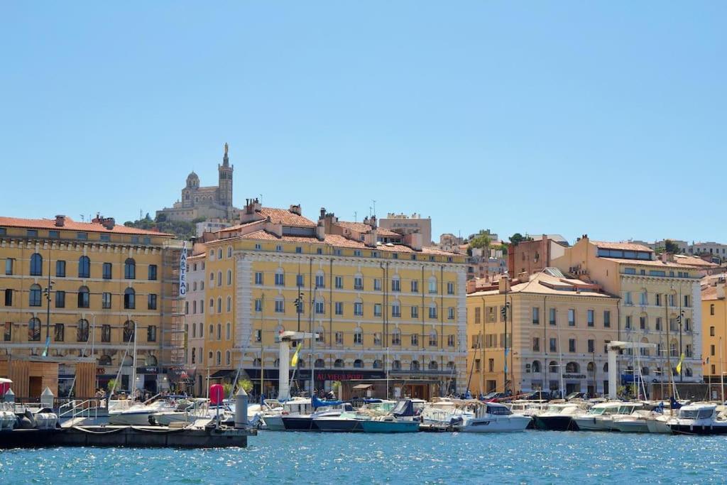 Rare Appart 2 Chambres En Duplex Design Au Panier Marseilles Exterior foto