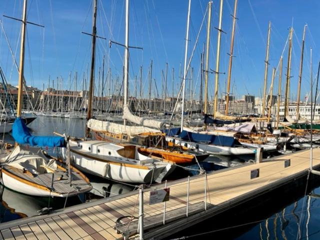 Rare Appart 2 Chambres En Duplex Design Au Panier Marseilles Exterior foto